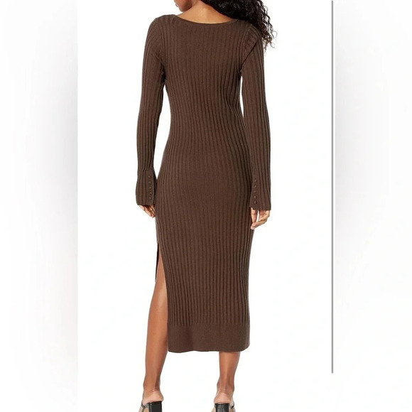 PAIGE Benita Midi Dress NWT size large - Picture 2 of 5